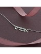 שרשרת שם מכסף דק פשוט, שרשרת שם מכסף סטרלינג